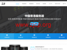 ZJI：香港葵湾特惠独立服务器，下单立减-150，E3-1230/16G内存/480G SSD/CN2线路，450元/月起
