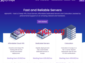AlphaVPS：高性能AMD EPYC/Ryzen vps，€2.99/月起，可选洛杉矶/德国/保加利亚机房