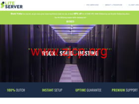 #黑五#LiteServer:荷兰NVME硬盘VPS ,4折优惠,2核/2G/40G NVMe/15TB流量/1Gbps带宽,€2.4/年