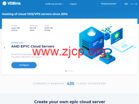 vdsina:终身可用服务器,1核/1GB/30GB硬盘/32TB流量/10Gbps端口,$250/一次性支付,解锁ChatGPT以及Netflix