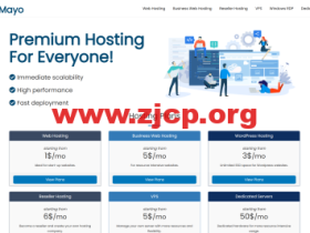 Hostmayo:盐湖城机房vps,8核/16GB内存/200GB SSD/不限流量/1Gbps端口,$10/月