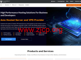 Casbay:马来西亚VPS,3核/3GB内存/60GB/不限流量/100Mbps端口,18美元/月