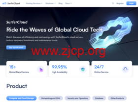 SurferCloud:企业级云服务器促销,4核8G内存,不限流量,每月仅$20.9,全球15个机房同价,支持Linux/Windows系统,5M带宽