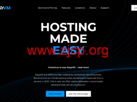 EasyVM:新上阿什本机房,65折优惠,1核2G内存44GB SSD,1Gbps不限流量,月付3.25美元