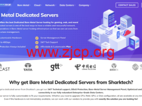 Sharktech:高防服务器,AMD EPYC 7702P/256GB/2TB NVMe/10Gbps不限流量,$599/月