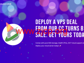 CloudCone:便宜VPS,1Gbps端口带宽,$13.2/年起,洛杉矶MC机房