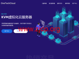 OneTechCloud:香港VPS月付25元起,美国VPS月付27元起,可选CN2 GIA/AS4837AS9929/原生IP双ISP等