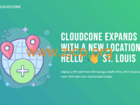 CloudCone:圣路易斯vps,1核/1GB/14GB SSD/1TB@1Gbps带宽,$12.99/年