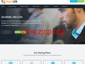 #新年促销#HostUS:KVM VPS + 存储套餐低至$18/年起,日本/新加坡/美国/英国/澳大利亚等多机房可选