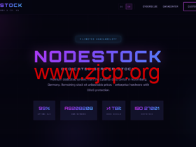 nodestock:德国独立服务器,AMD Ryzen 7 2700X/32GB内存/960GB NVMe硬盘/50TB流量/1Gbsp端口,€59/月