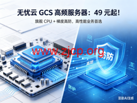 无忧云 GCS 高频服务器:49 元起!旗舰 CPU + 梯度高防,高性能业务首选