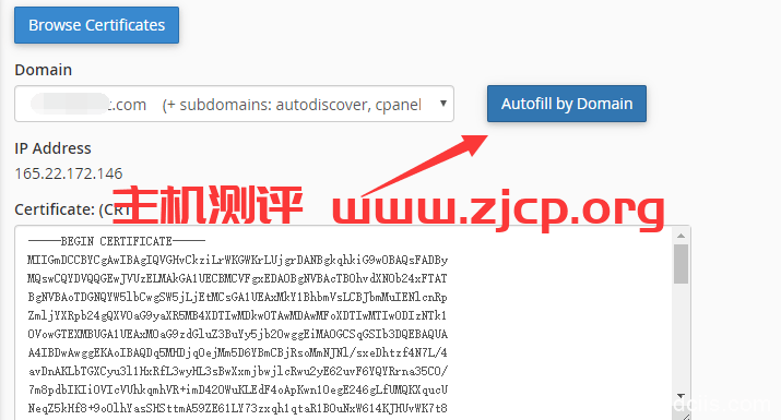 Autofill-by-Certificate