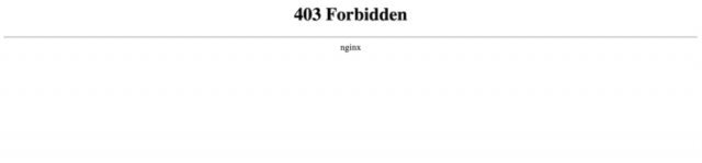 Google Chrome中的403禁止访问响应