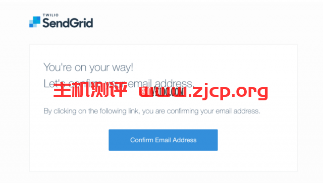 SendGrid确认电子邮件