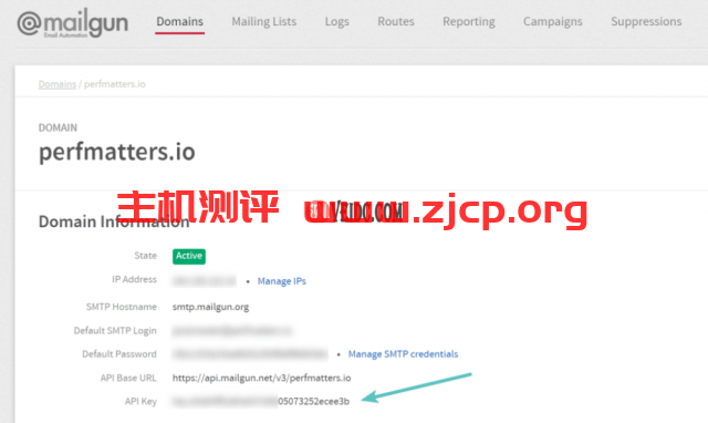 Mailgun API密钥