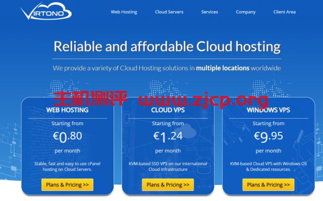 [黑五]Virtono：全场VPS/虚拟主机7折/罗马尼亚VPS月付2.06欧元起/支持支付宝