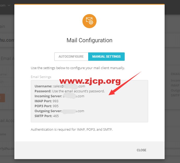 Mail-Configuration