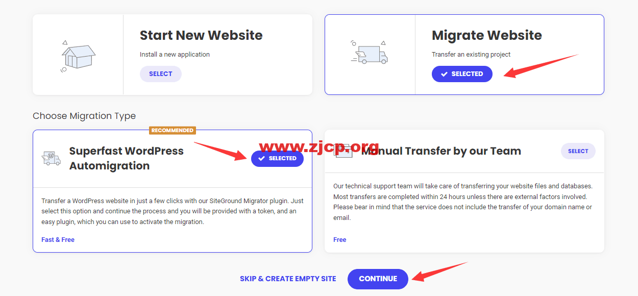 Migrate-Website