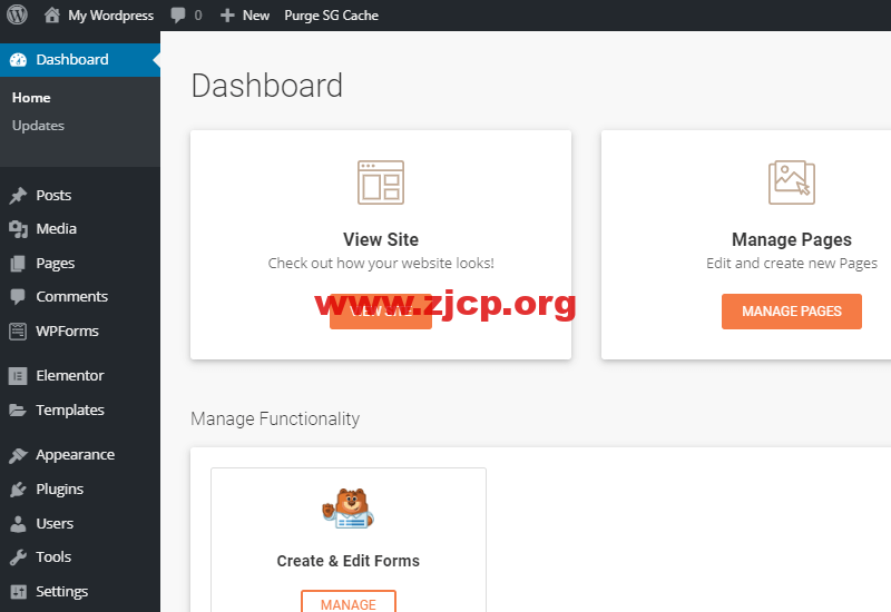 wordpress-starter-dashboard